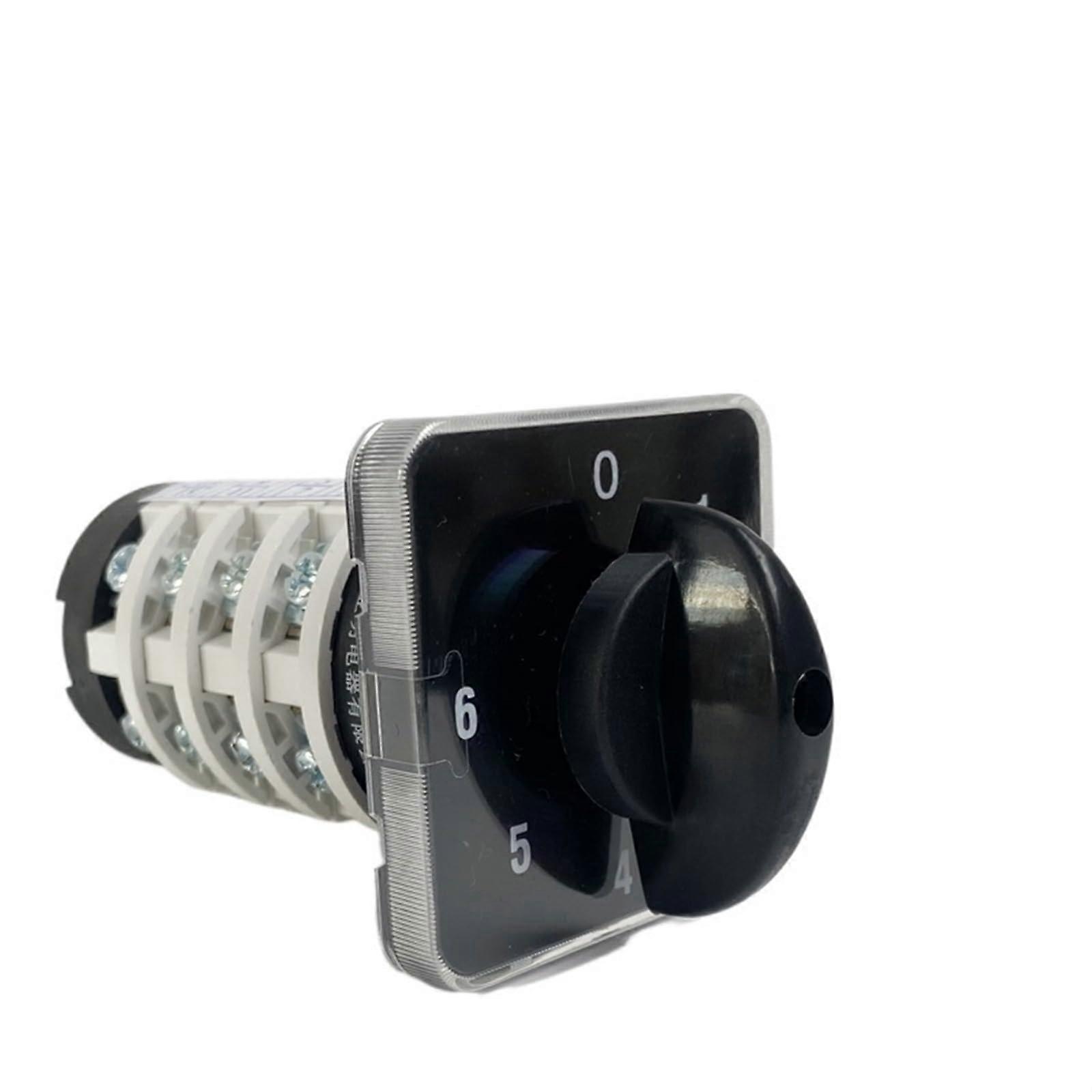 Rotary knob 6 positions 06 YMZ1220/4 Universal manual electrical switch Cam switch 20 A 690 V 4 sections 1 piece