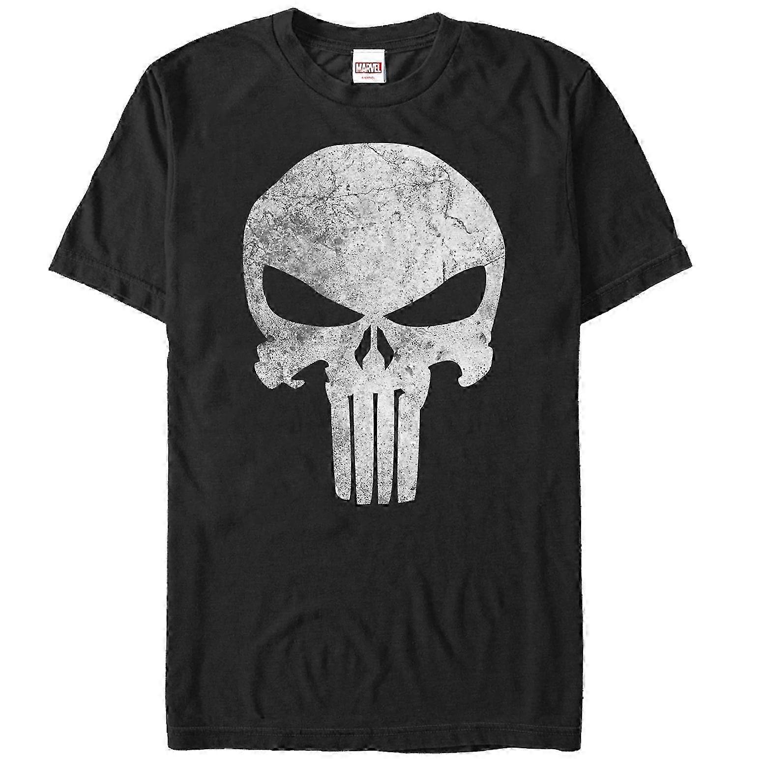 Men's Graphic Tee with Retro Skull Symbol in Black, 3X Large, Suitable for Certain Brand