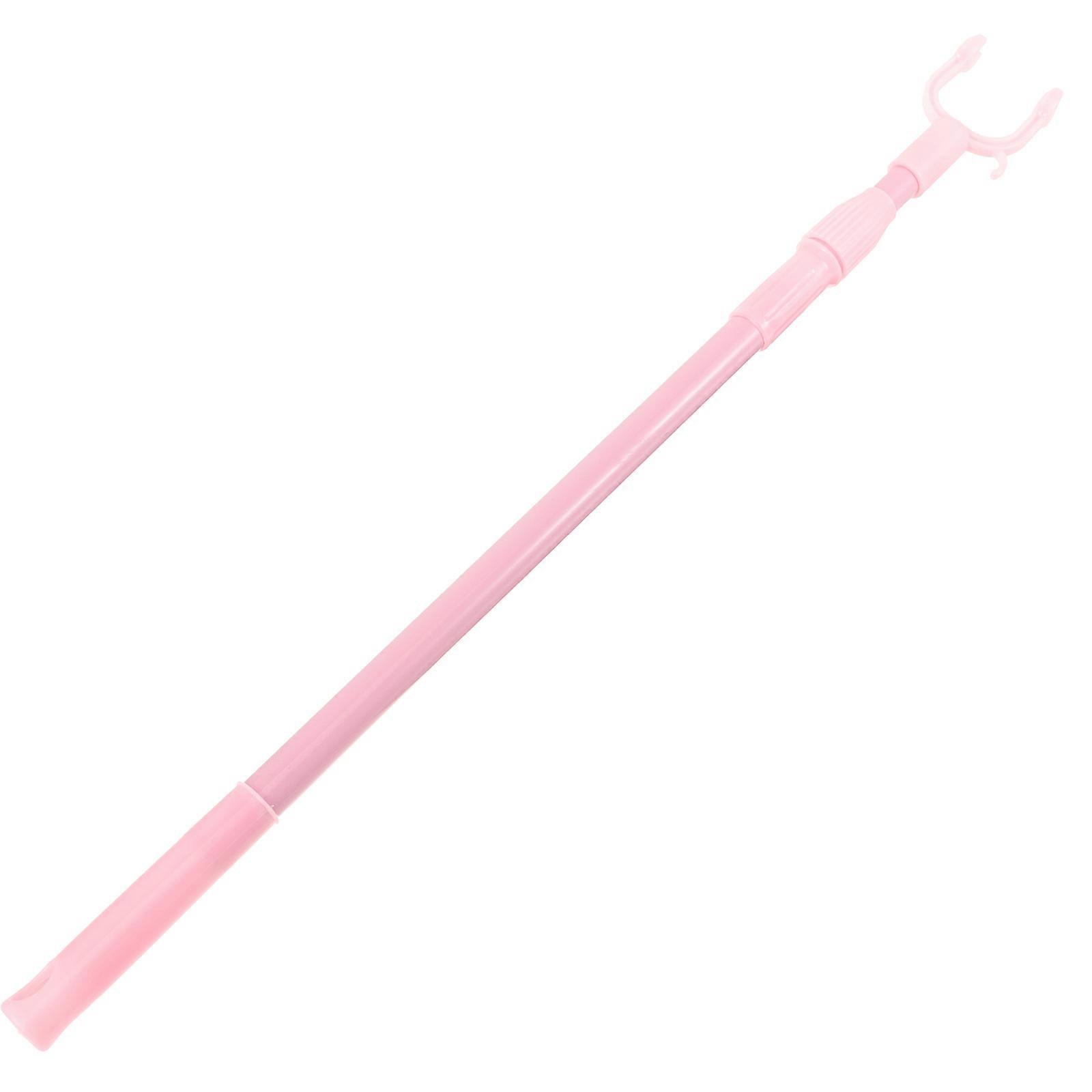 Clothing Reaching Hook Telescoping Reach Stick Daily Life 99x5.5cm Plastic Portable Design 1Pcs