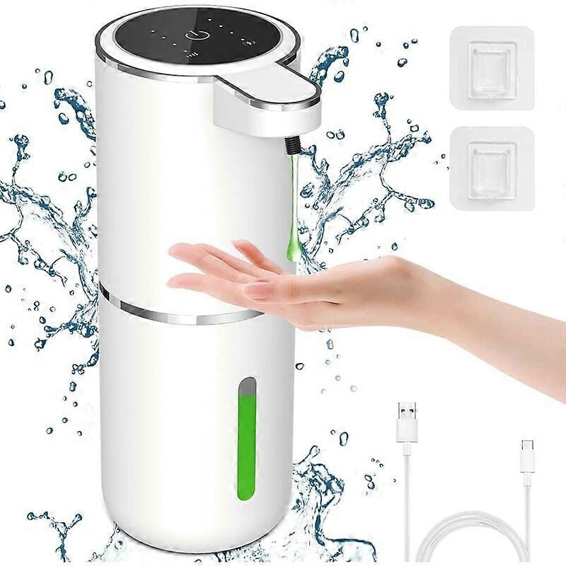 Automatic Soap Dispenser, with Sensor, IPX5 Waterproof, 4 Level Adjustable Liquid Volume, 380ml