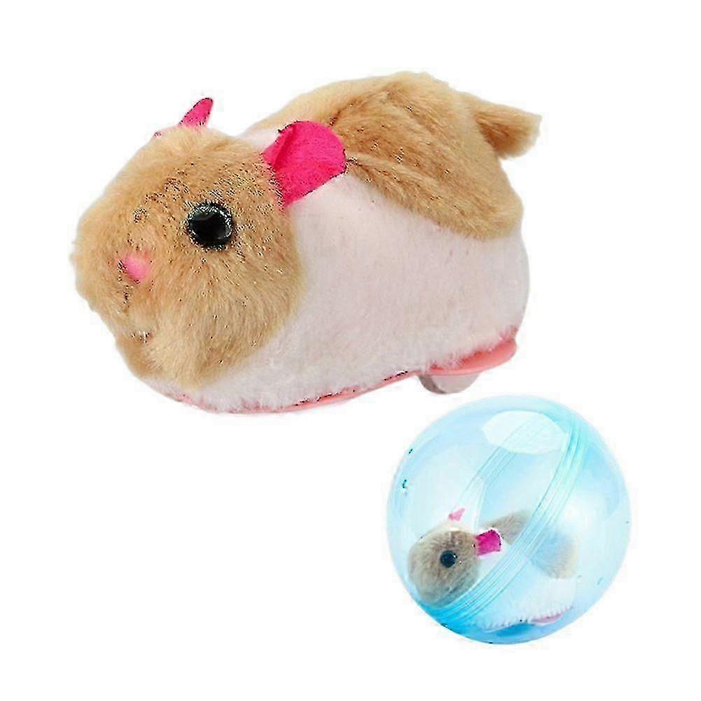 Hamster Running Ball Toy for Toddlers and Cats, Crawling and Teasing Fun