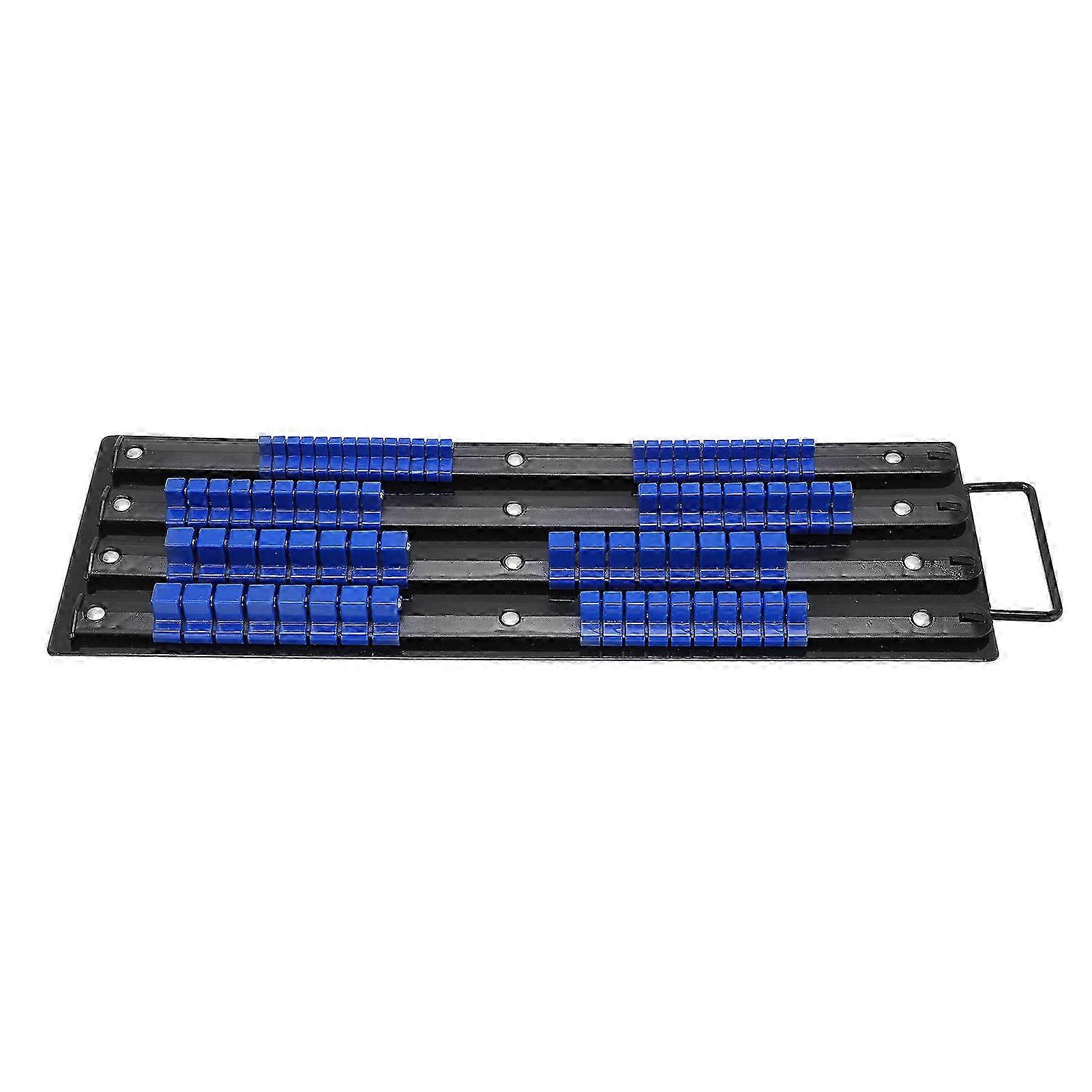 80pcs Socket Organizer Tray Multipurpose ABS Auto Repairing Tools for Various Sizes