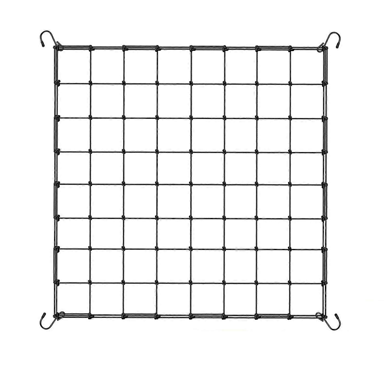 Grow Tent Net, Nylon Trellis Net, Plant Support Net with Hooks (80x80cm)
