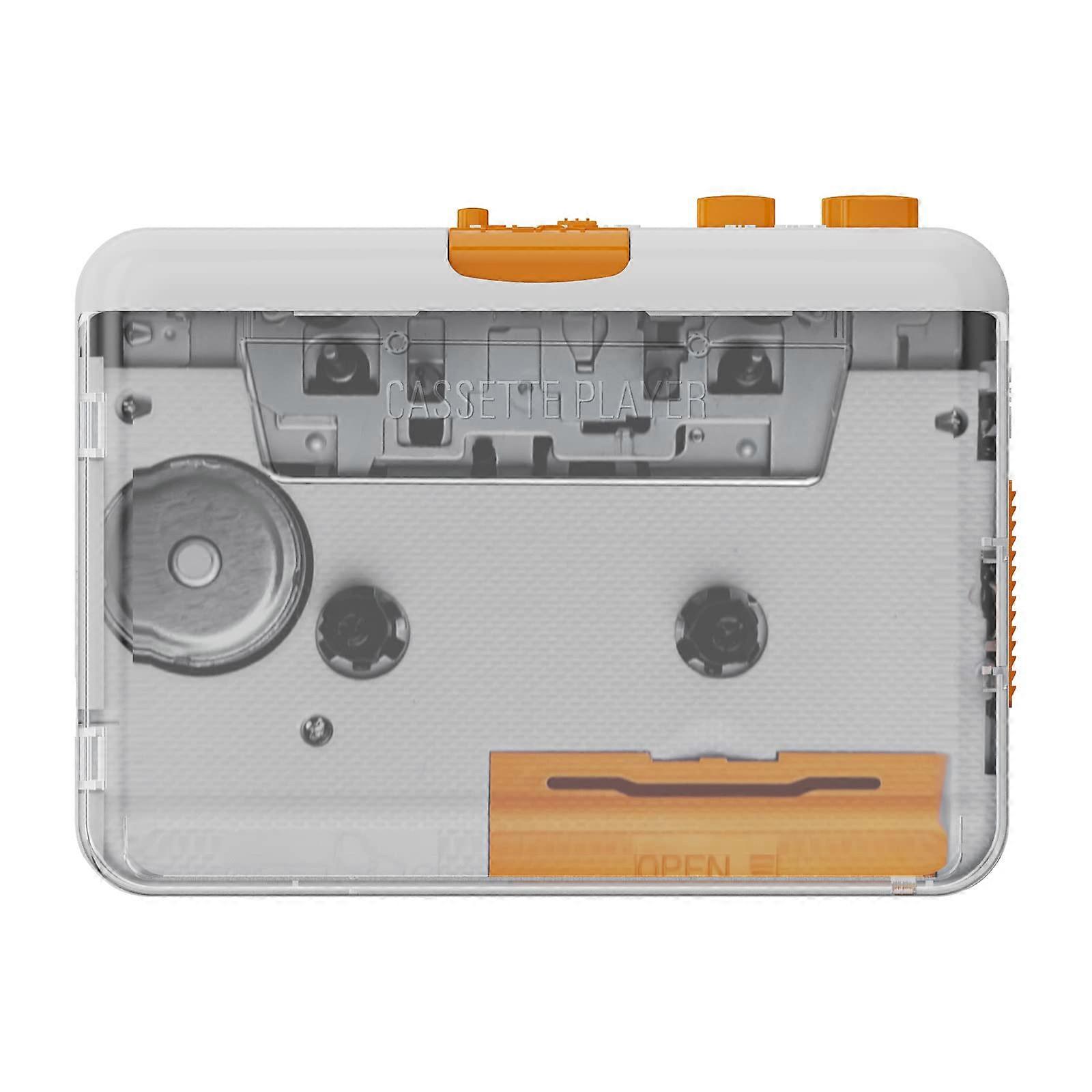 Portable Cassette Player, Mono/Dual Channel Cassette to MP3/CD Recorder via USB