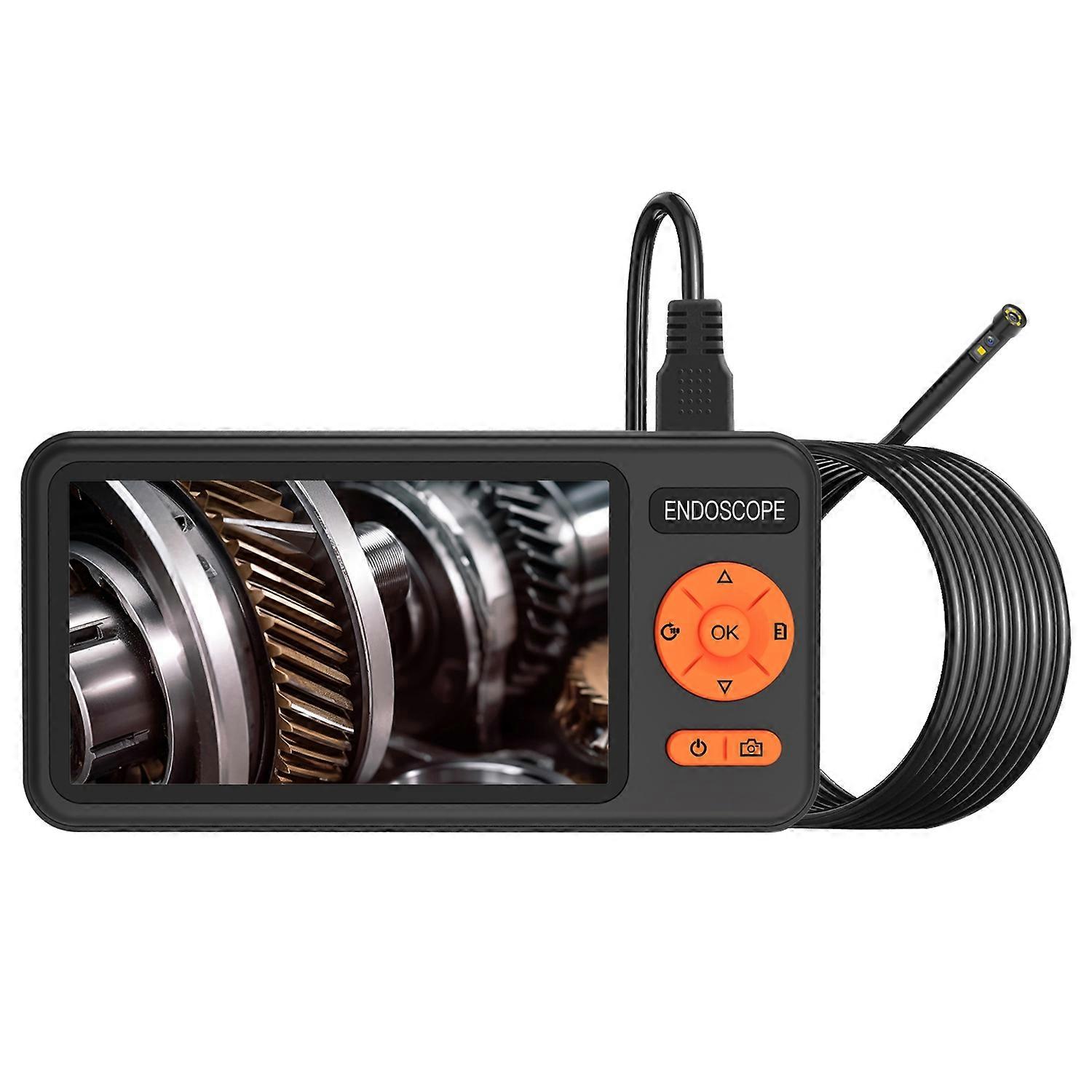 T29 5 inch IPS Screen 8mm Single Lens IP67 Waterproof Industrial Endoscope With Bracket