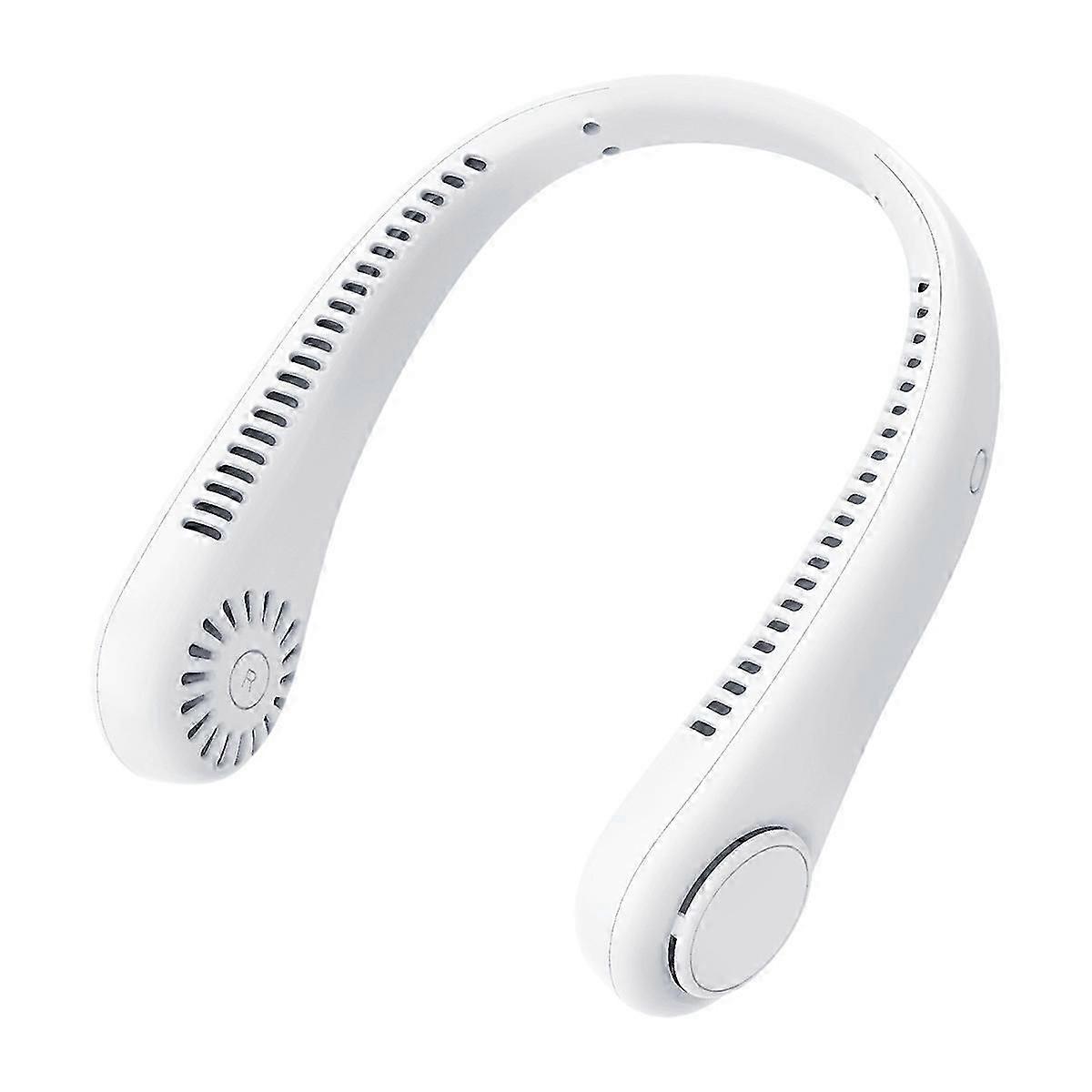 مروحة رقبة ، مروحة فلوكسوفان ، مروحة رقبة مروحة فلوكسو ، مروحة رقبة محمولة قابلة لإعادة الشحن (أبيض)