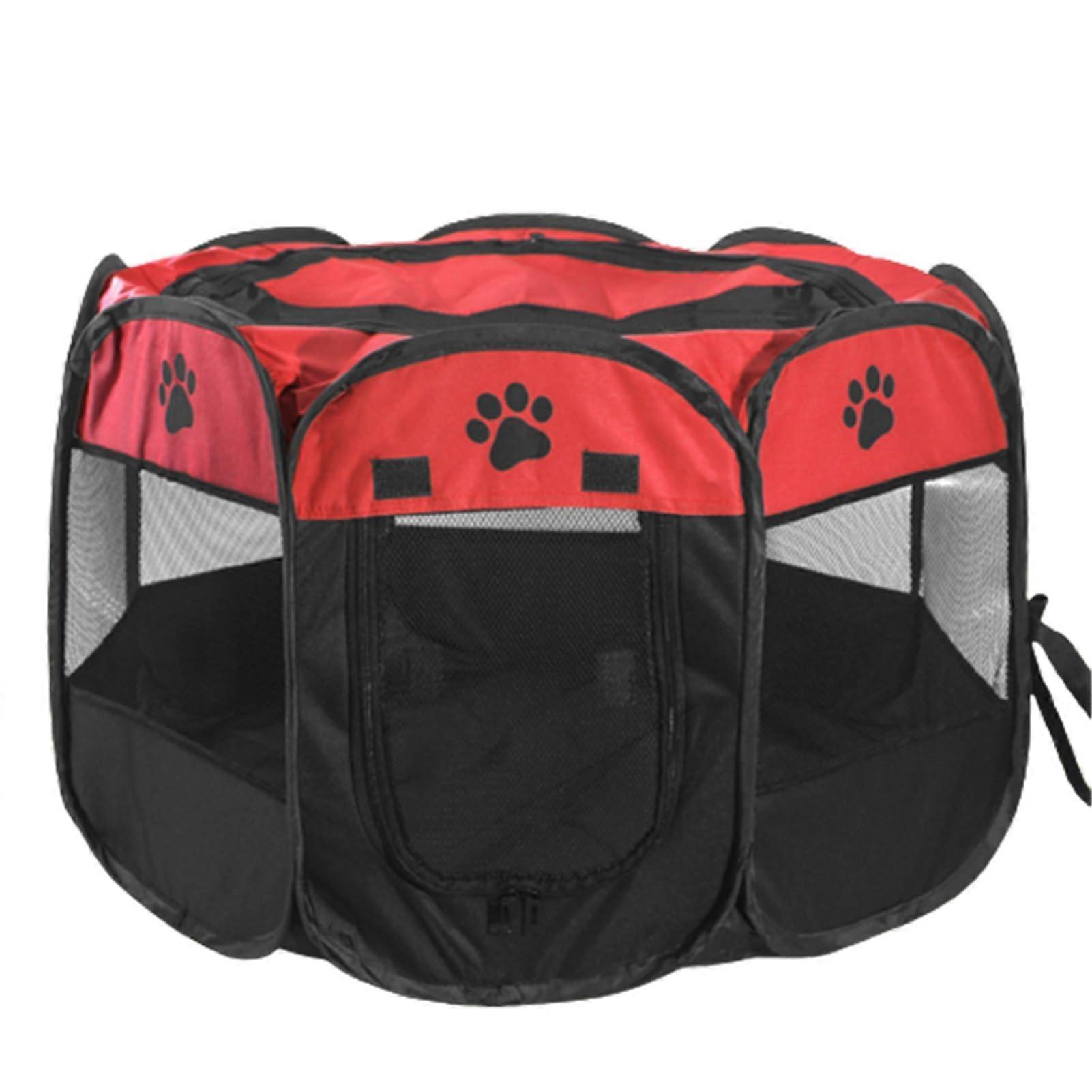 Portable Foldable Waterproof Pet Playpen Outdoor Oxford Air Mesh Tent Playground for Small Dogs and Cats