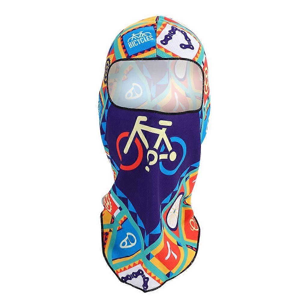 Μοντέρνα μάσκα εκτύπωσης Dust proof Windproof Full Face Cover για ποδηλασία ιππασίας (F) YMQX)