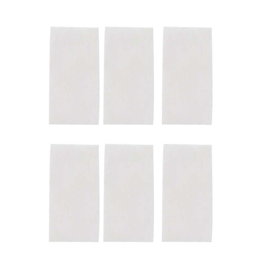 6pcs Rectangle CPAP Replacement Cotton Respirator Particle Dust Filter for M/P Series (4.2 x 2.2cm)