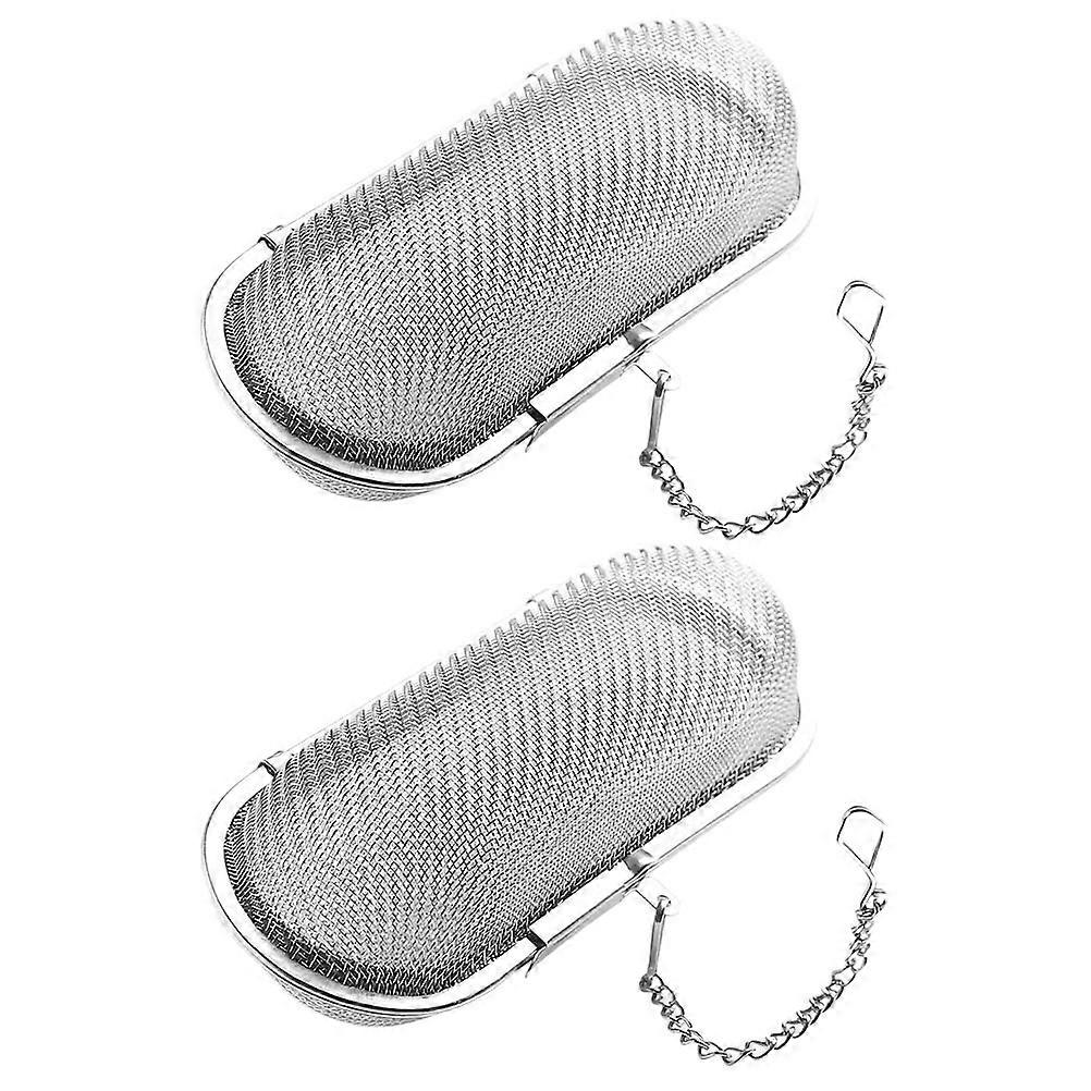 Loose Leaf Tea Filter Infusing Tea Kitchen Use 11.00X4.80X4.80cm Hook Design 2Pcs