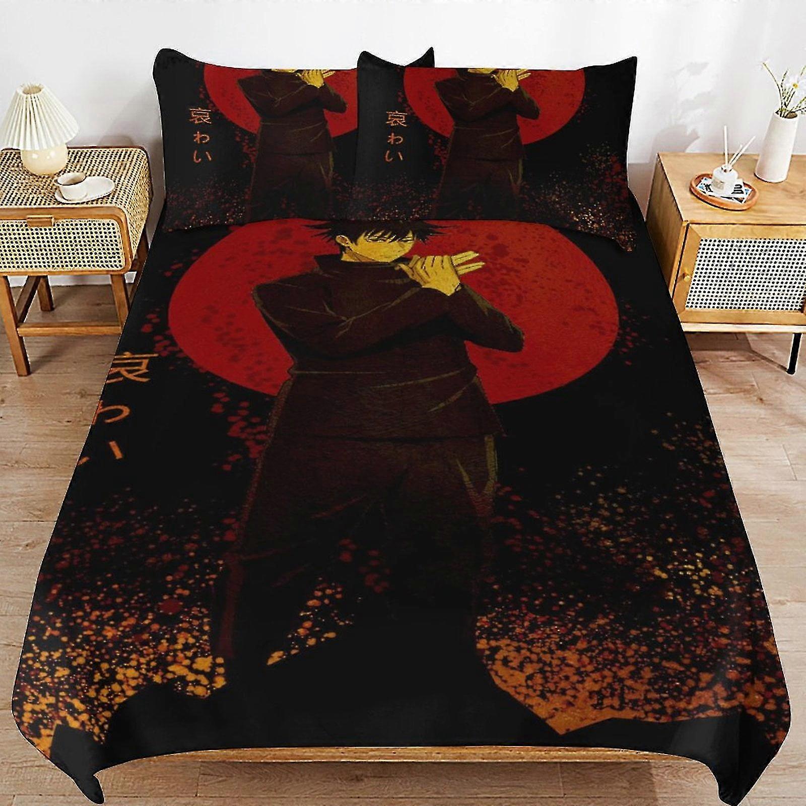 Microfiber Bedding Sets with 3D Print, 3-Piece Comforter Set Including Duvet Cover and Pillow Shams for Boys