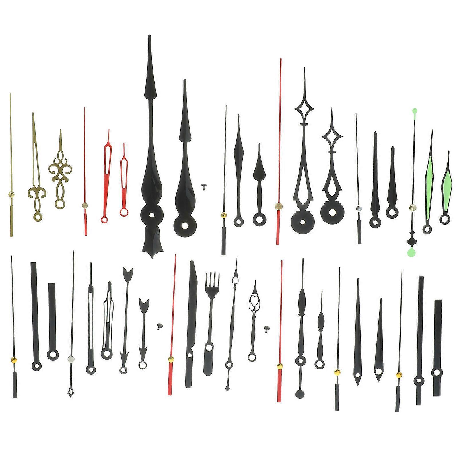15 Piece Clock Hands Kit for DIY Repair – Durable Aluminum Metal Pointers with Easy Installation, Suitable for Beginners and Enthusiasts