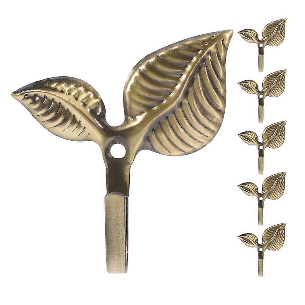 Entryway Wall Hook Hanging Bags Iron Wall Storage Hook 6Pcs