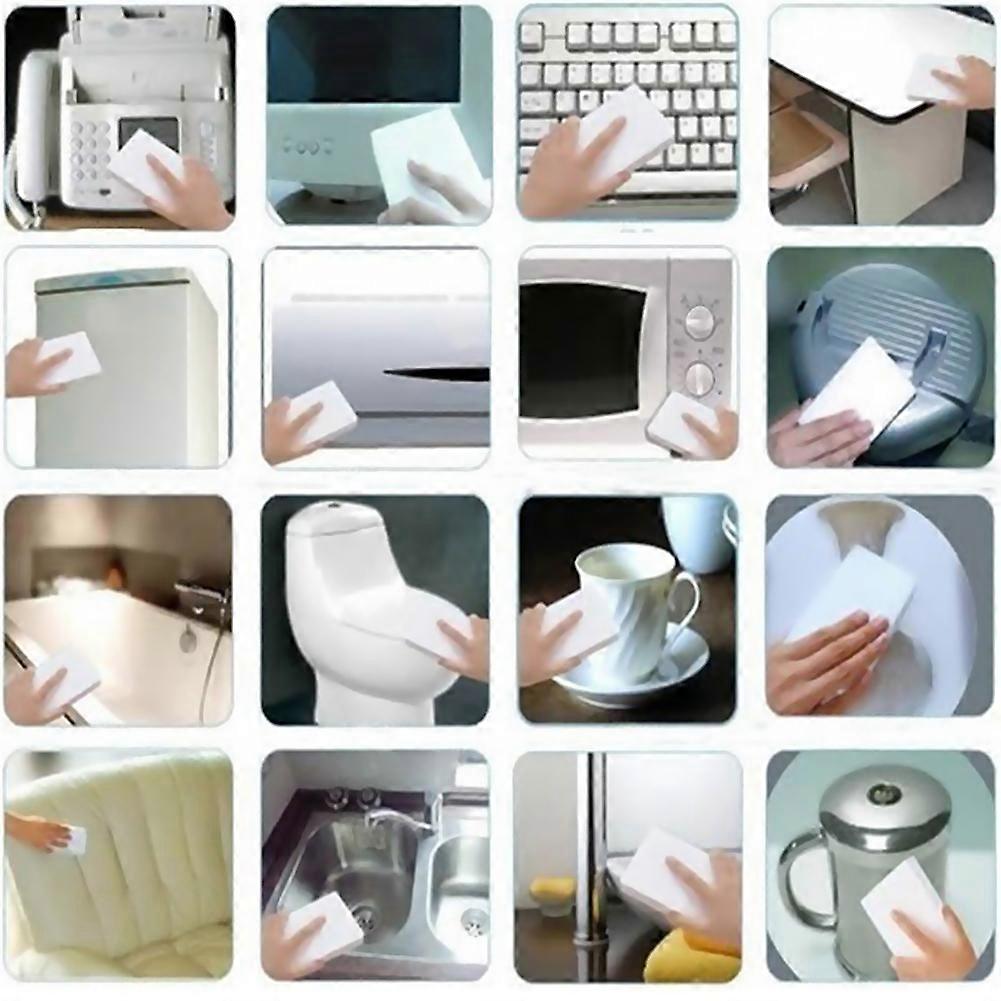 20Pcs Melamine Foam Sponge Erasers Multi Functional Home Cleaning Pads