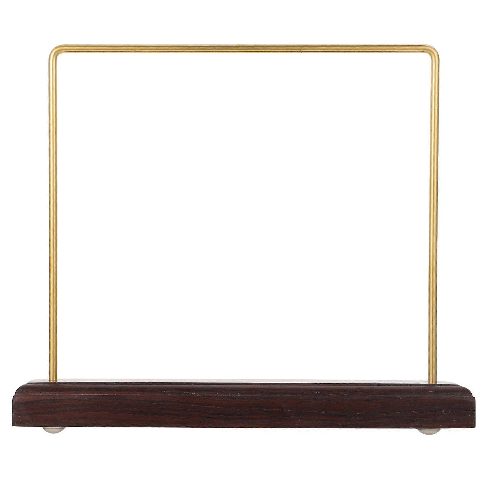 Golden Copper Jewelry Storage Rack for Home or Shop Simple Desktop Organizer 1pc