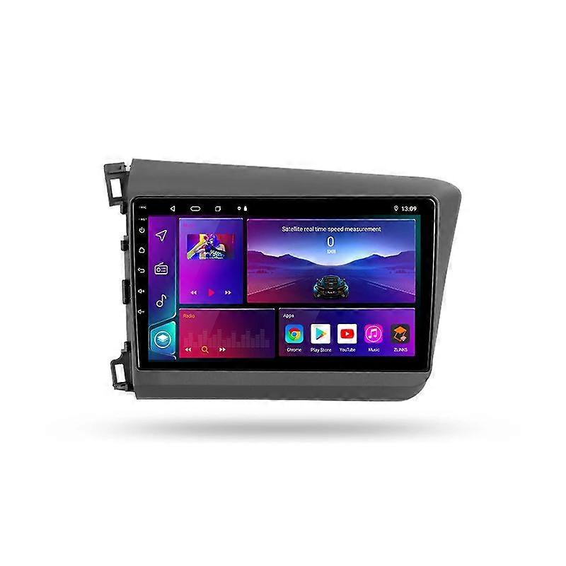 2 Din For Honda Civic 9 FB FK FD 2011 - 2015 4G WIFI Android Auto Car Radio Player Stereo Car Multimedia Video player GPS Navigation DSP RDS