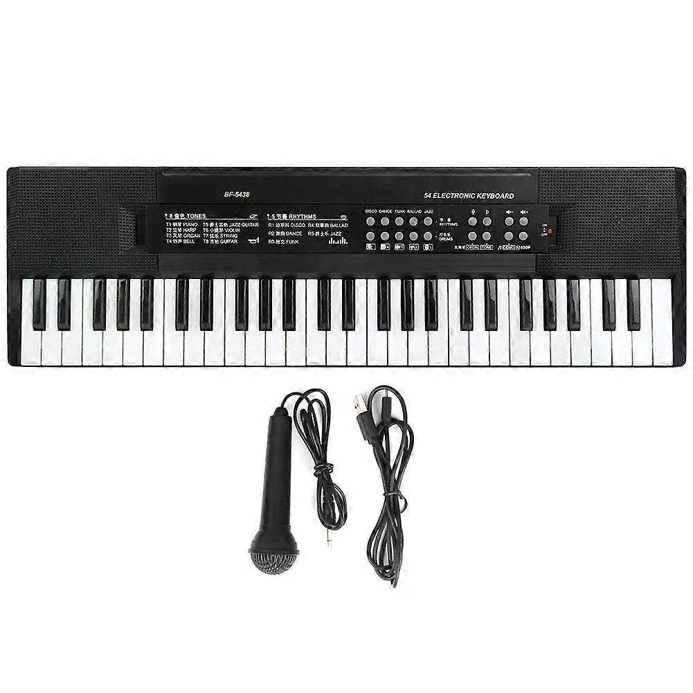 Electronic Piano Electronic Organ Microphone and Recording Function 54Key Piano Keyboard BF5438