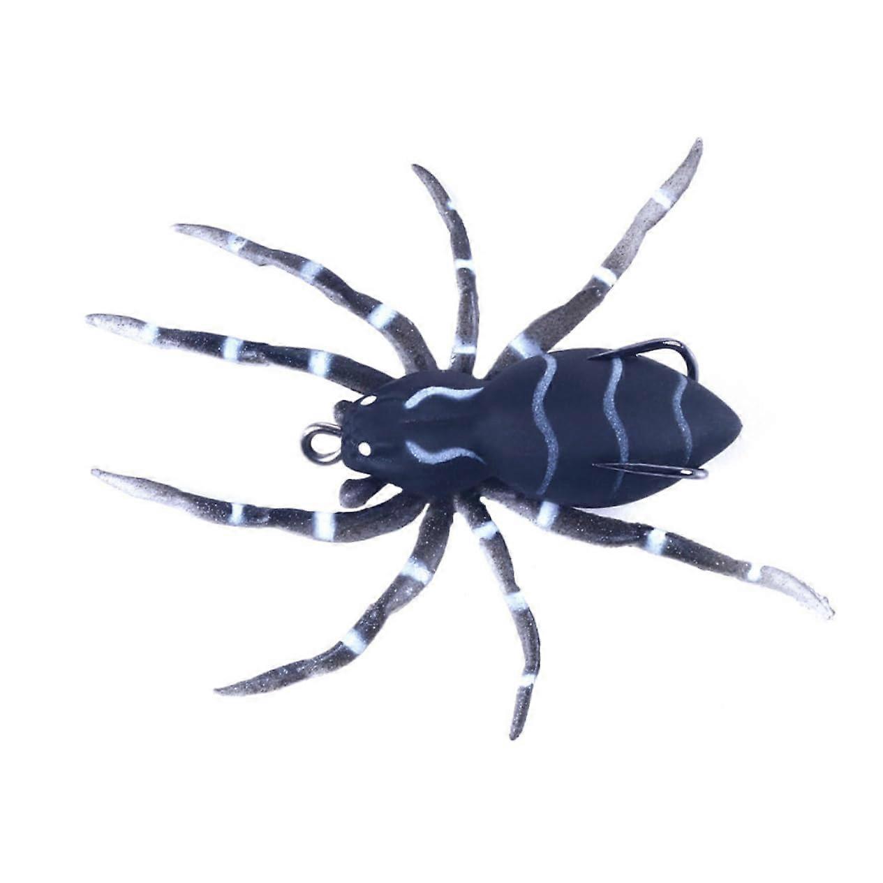 3D Spider Bait Lifelike Crankbait For Outdoor Fishing, Bionic Soft Plastic Lure, Realistic 3D Design, Entices Bites