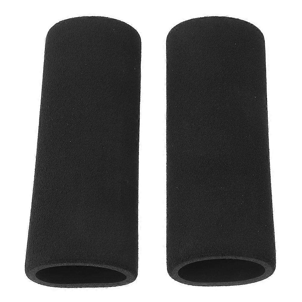 Black Motorcycle Handlebar Grips Sponge Material Non Slip Universal Fit for Motorcycle