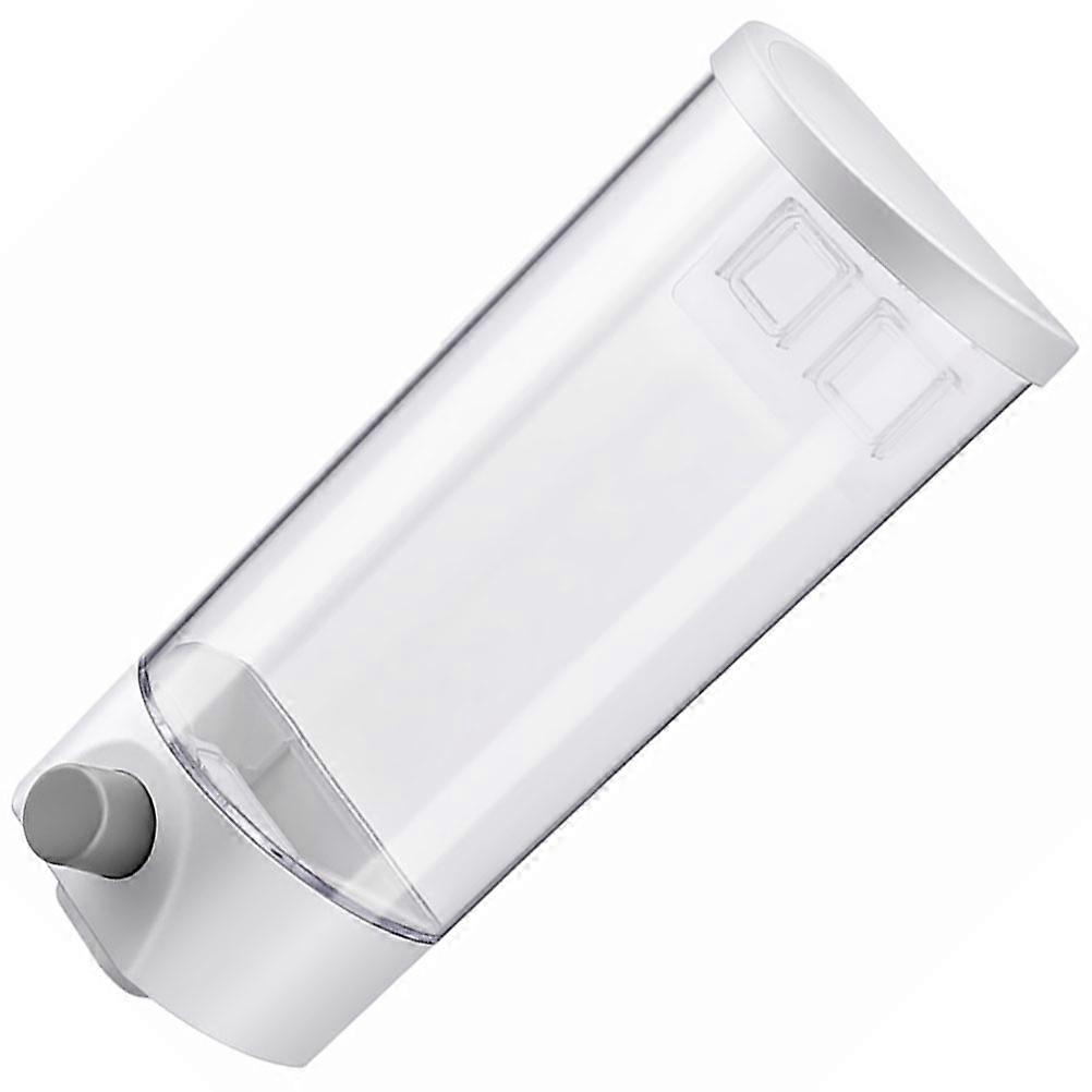 Wall Mounted Storage Jar for Home Kitchen Use ABS Material White Color 1 Pc