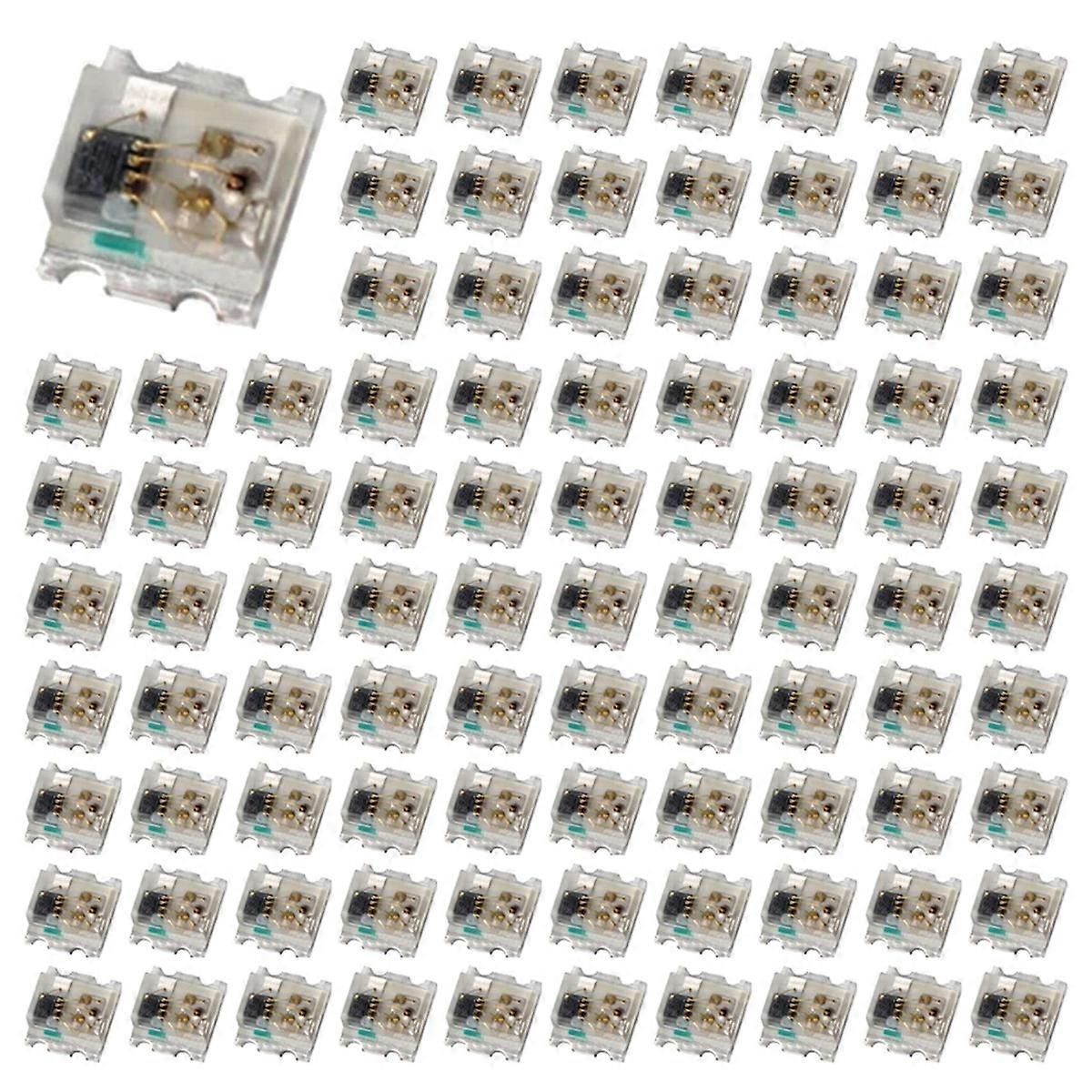 800Pcs WS2812 2020 LED Chip 4Pins Mini White PCB Addressable Digital RGB Full Color LED Chip DC5V fo