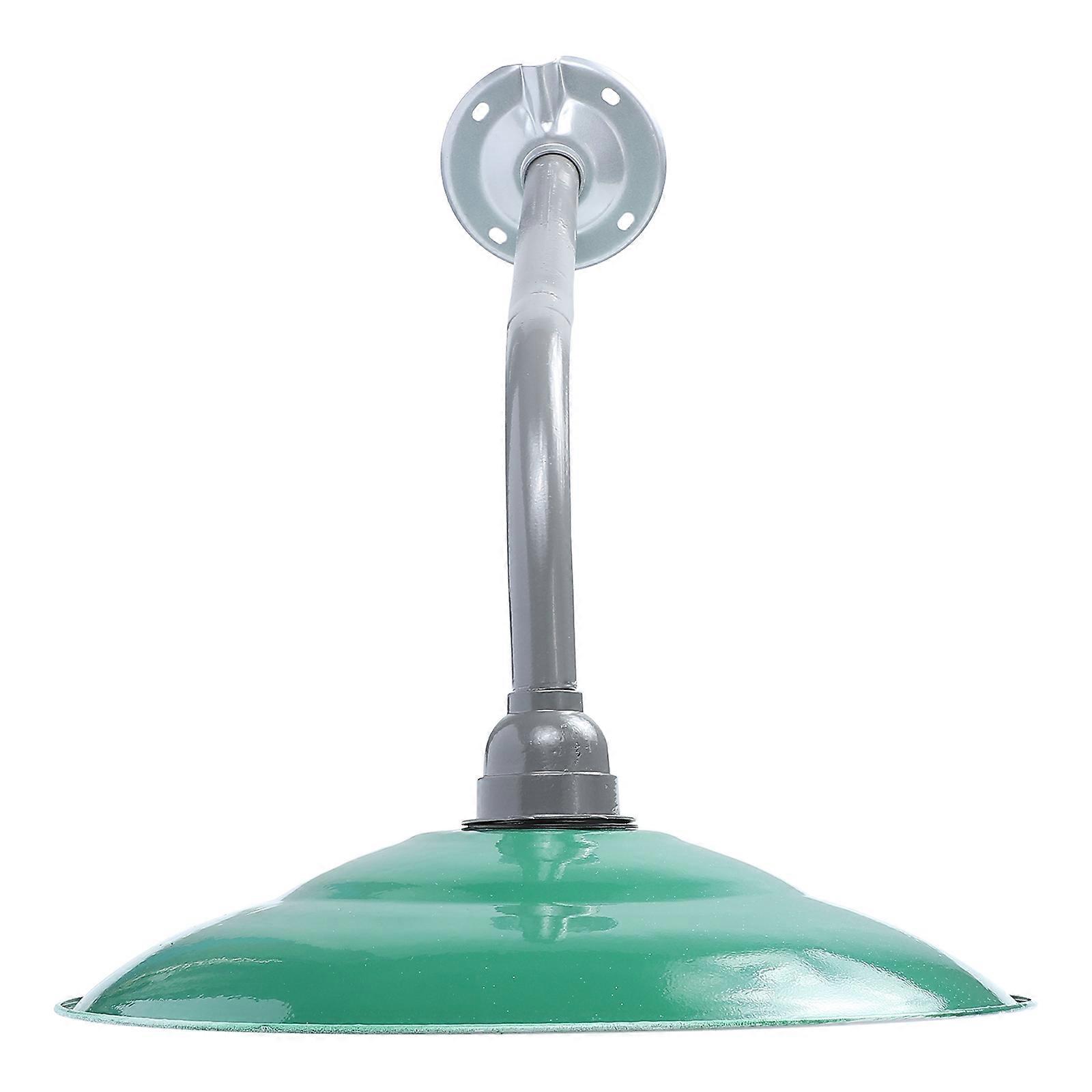 Retro Green Enamel Lamp Shade for Home Use Durable and Practical Retro Style Fits Most Lamps 1Pc
