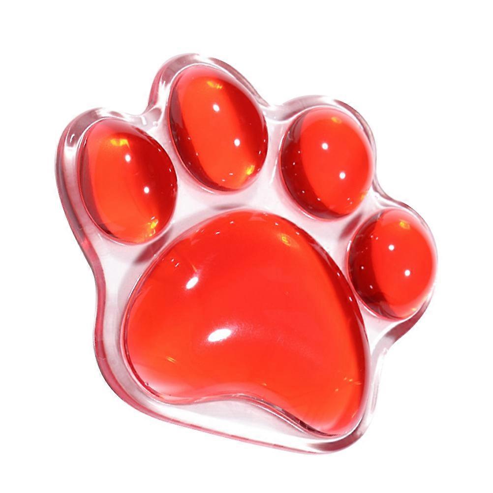 Transparent Silicone Cat Paw Mouse Pad With Ergonomic Wrist Support For Office And Gaming Cute Silicone Wrist Rest Transparent Gel Wrist Rest