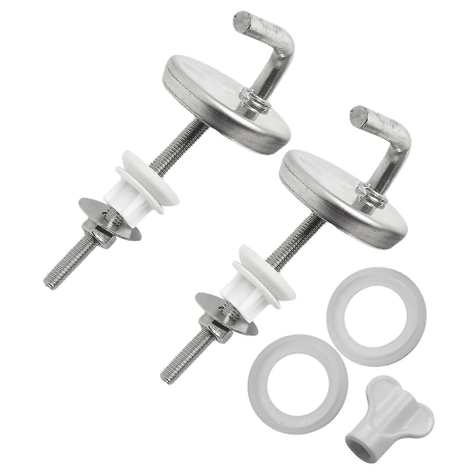 Adjustable Knobs Hinge Stainless Steel Toilet Simple And Easy Installation