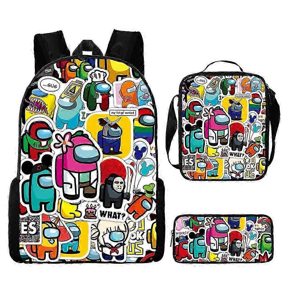 Space Werewolf Game Style Backpack - Among Us Design for British Children