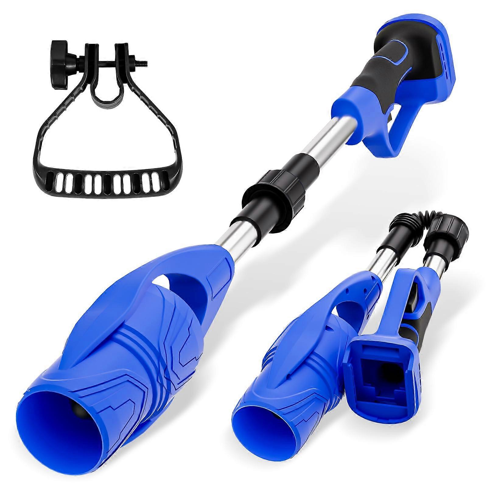 Foldable Lightweight Cordless Leaf Blower 63 m/s 600 CFM Compatible with 18V Battery Blue