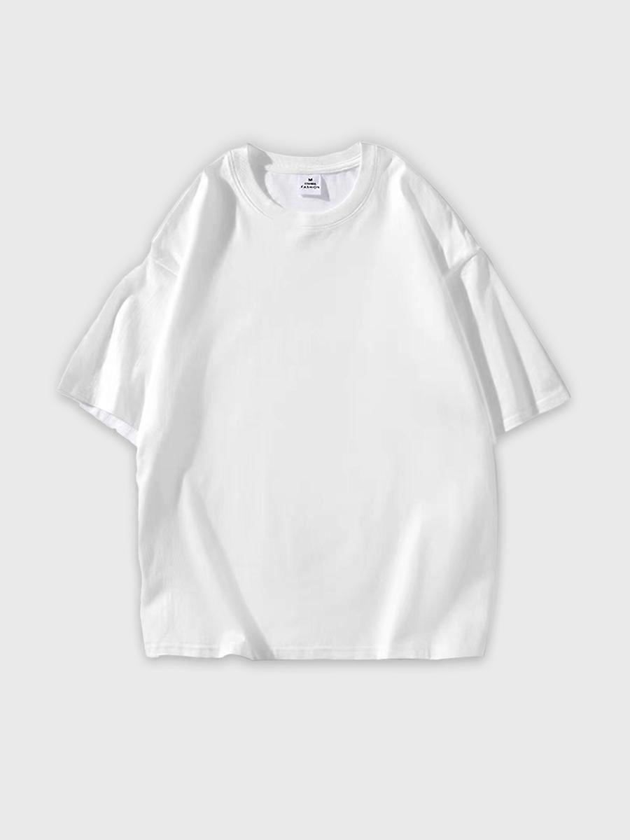 T-shirt round neck Character Pattern loose short sleeve P2320