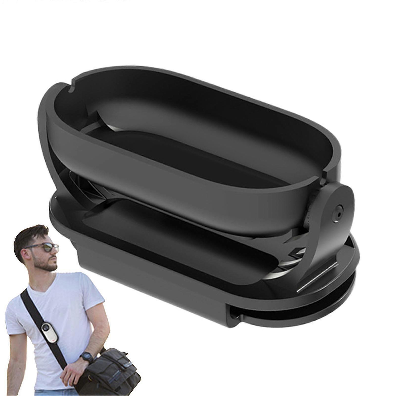 Action Camera Hat Clip Mount, Adjustable Quick Release Clip, Magnetic Shield Frame, Outdoor Sports Mount