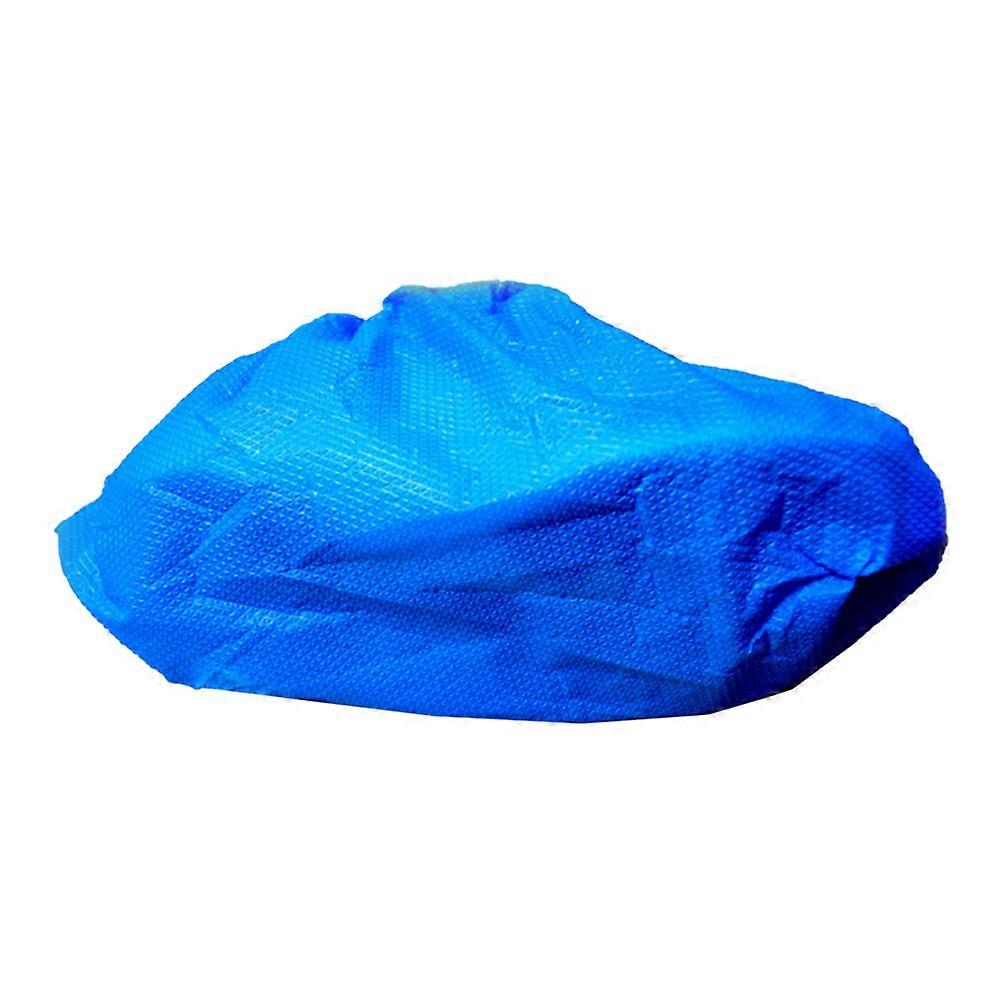 Disposable Shoe Cover for Kids in Blue Made of CPE Material Non Slip Waterproof and Perfect for Indoor Outdoor Use Size Small