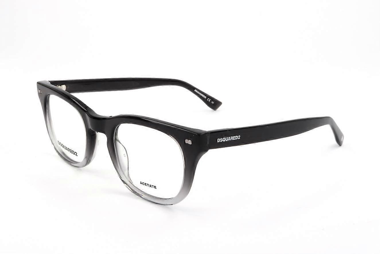 Eyewear Frames Dsquared2 D2 0078 08A BLACK GREY 48/23/145 MAN