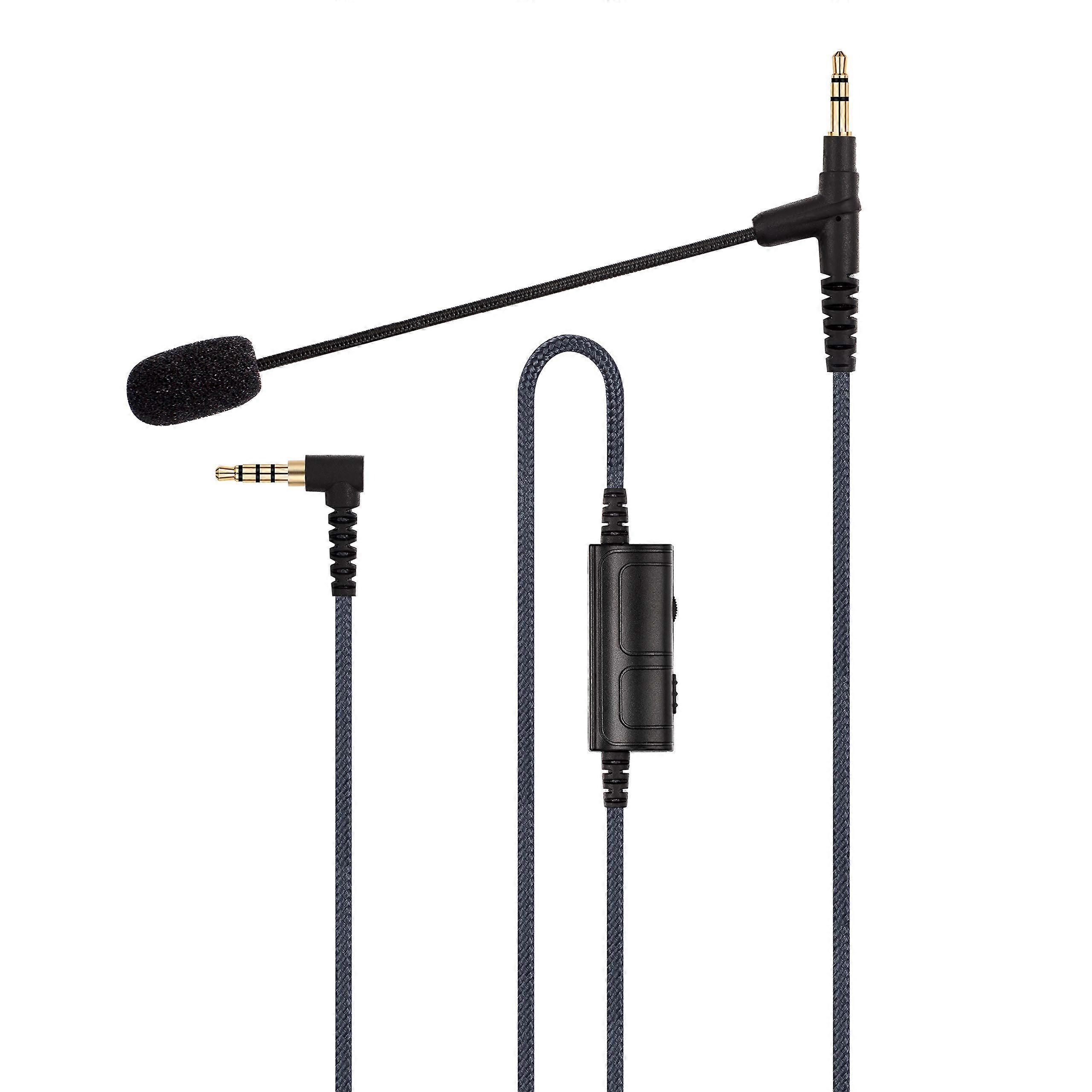 Boompro Gaming Microphone for PS4 and Xbox One Controllers with 3.5mm Jack and Volume Control for Headphones