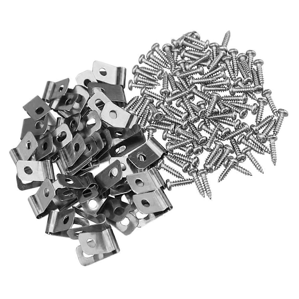 Wire Clamps 200-Pack Reusable For Sturdy Wood and Metal Fences, Wire Fence Constructions