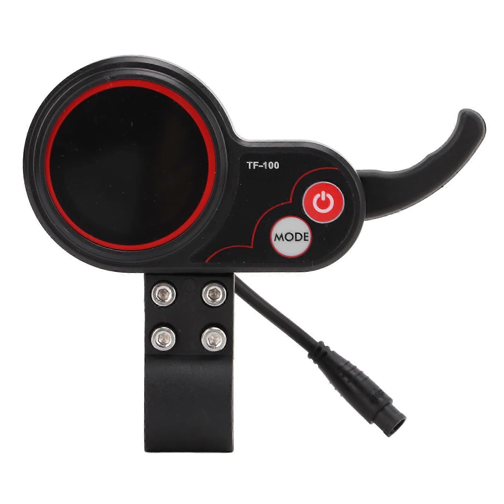 TF-100 Display Electric Scooter Controller Instrument 48V 6 Pin with USB Output, Waterproof ABS, Compatible with M4 Scooters