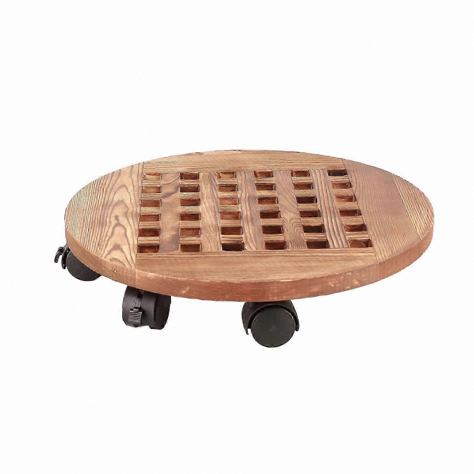 Round and Square Flower Stand Base with Rolling Wheels for Easy Mobility