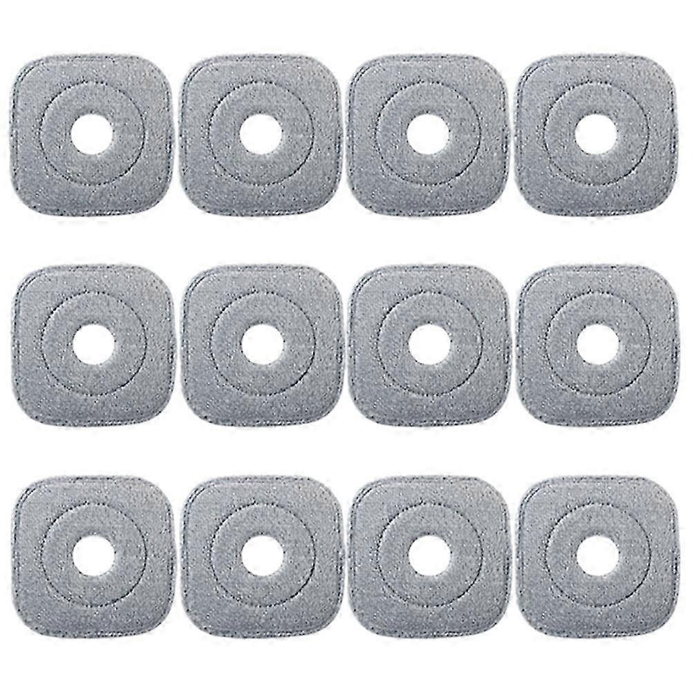 Suitable for 12Pcs Washable Mop Cloth Pads Joybos Mop Squeeze Mop Automatic Separation Rotating Cleaning Floo-jc