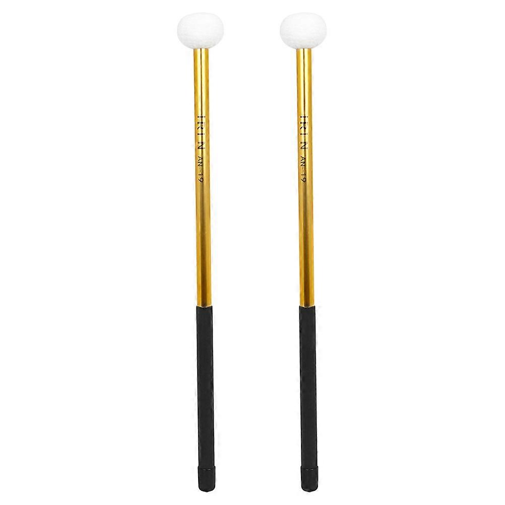 Alloy Fixed Pitch Drumsticks In Golden For Beginners Drum Kit Ideal For Musical Talent Shows 1 Pair