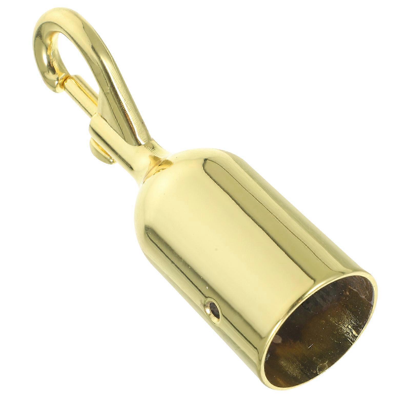 Crowd Management Hook For Queue Barrier Rope Golden Metal Hook For Reception 1Set