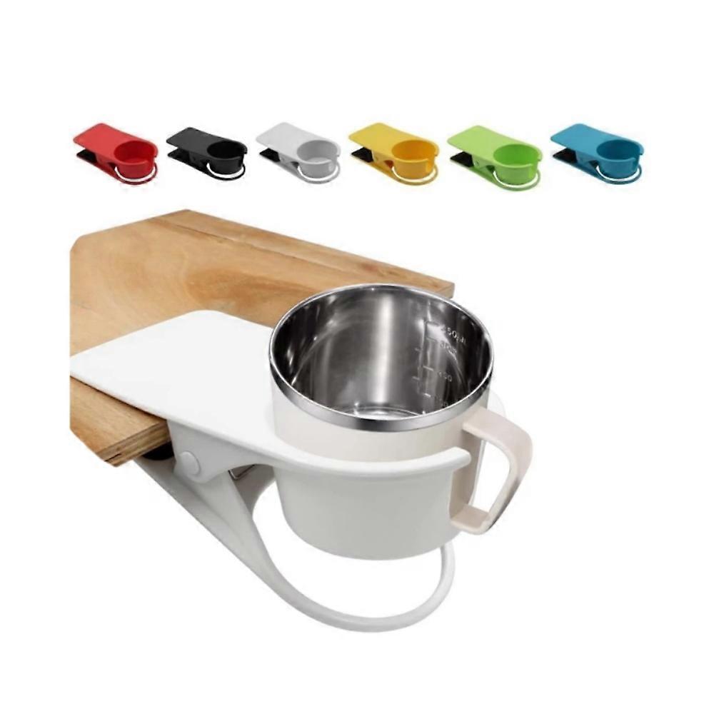 Drinking Cup Holder Clip For Table Desk Edge Side Clamps On Desk Side Holder