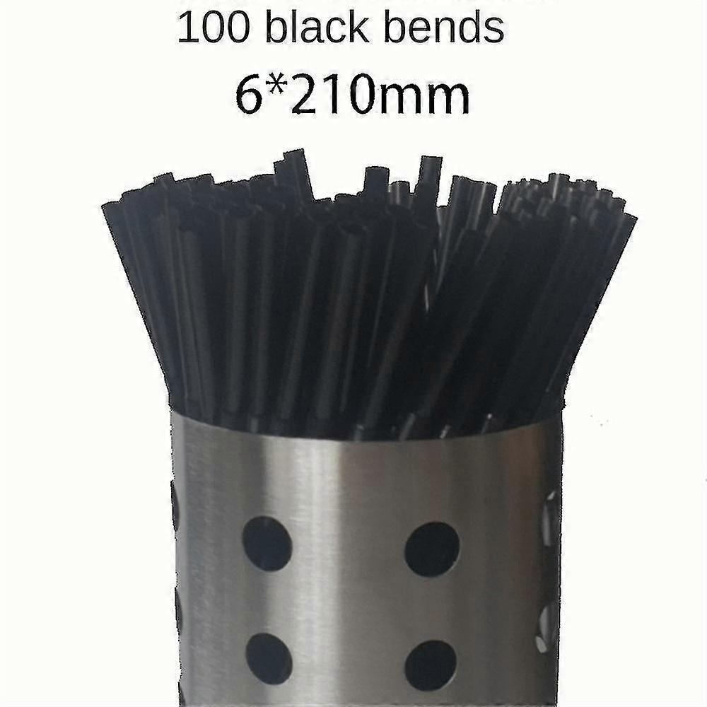 200 Eco-Friendly Flexible Plastic Drinking Straws - Disposable & Bendy for Parties