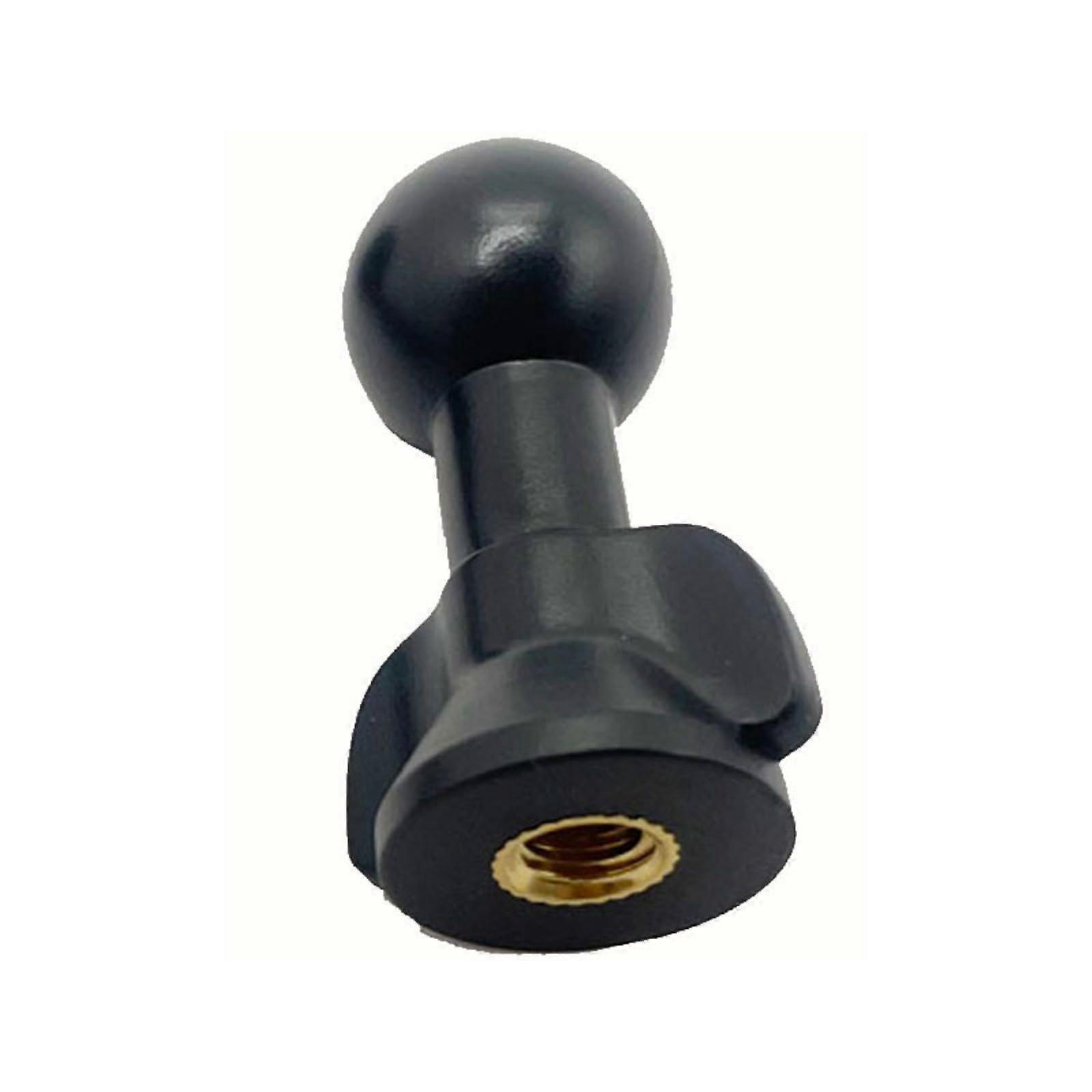 17 Mm Ball To 1/4 Inch Socket Adapter Plastic Head Adapter For Easy Installation On Statives And Phone Holders