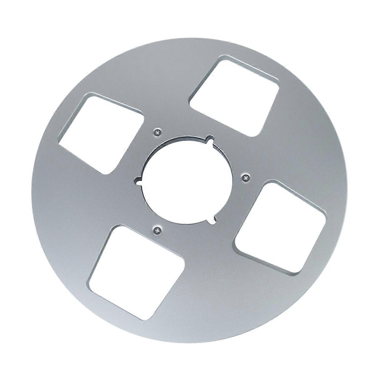 10In Empty Tape Reel 4 Hole Aluminum Empty Disc Opening Reel Audio Takeup Reel for Tape Recorder Ac