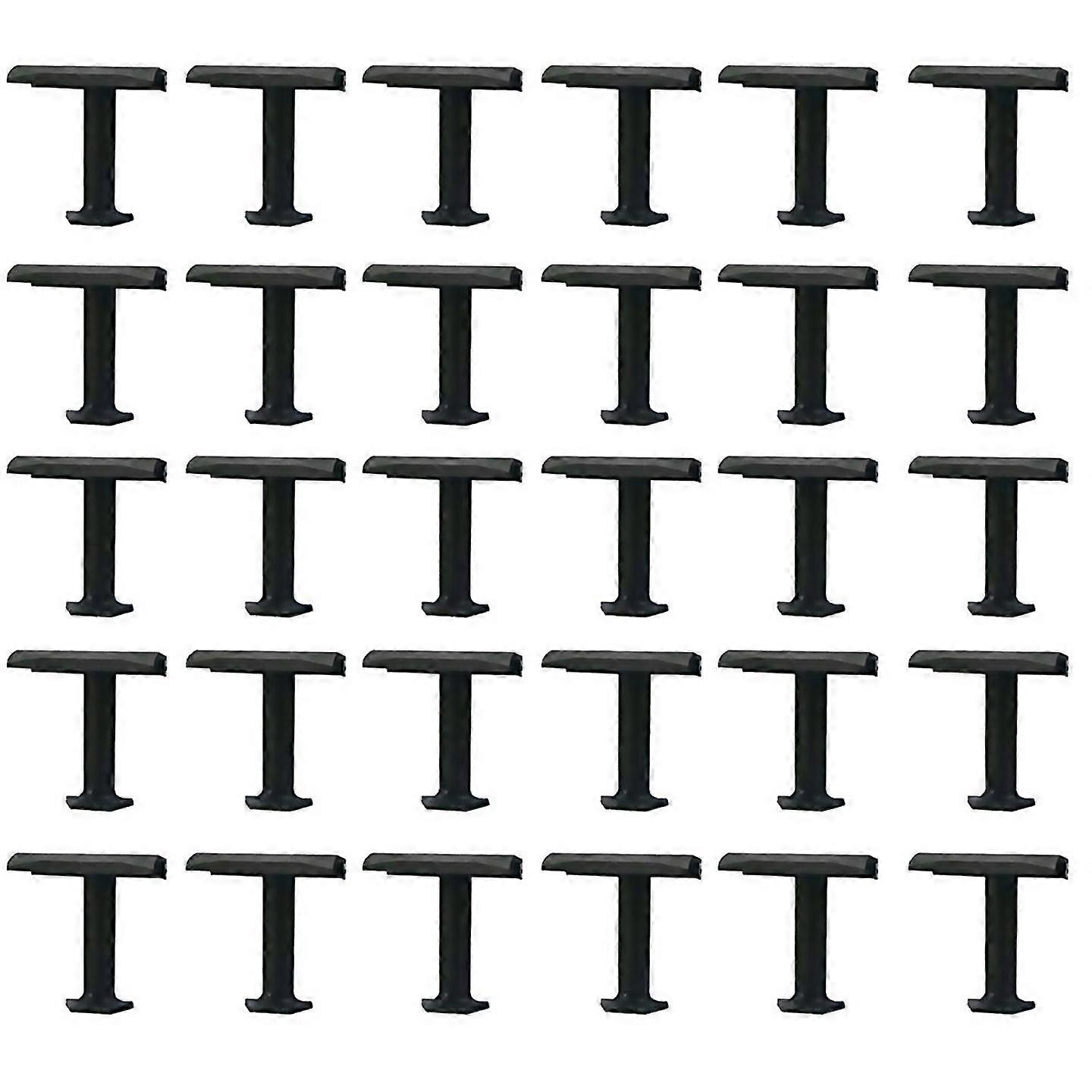 For 30pcs 35mm solar panel water drainage clipspv modules clips Black