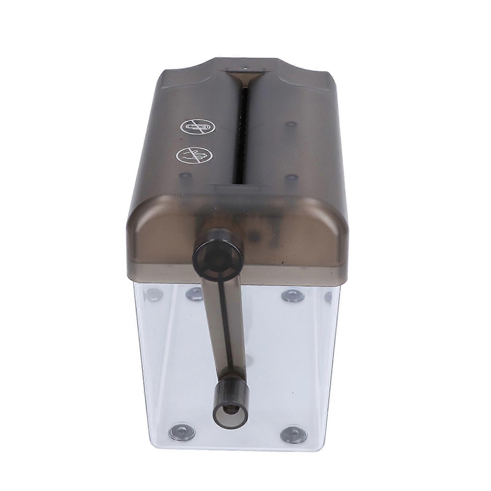 Manual Paper Shredder Portable Manual Compact Structure Simple Operation Hand Crank Shredder for Office Desktop HomeGray 