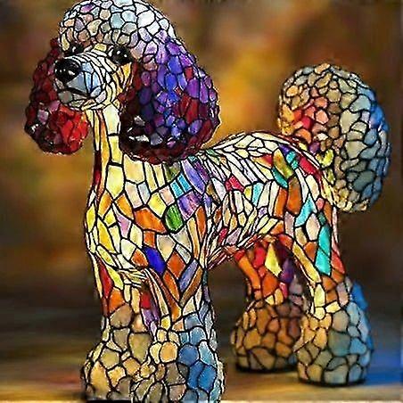 Cute Poodle Lamp for Home Office Decorative Lighting Solution