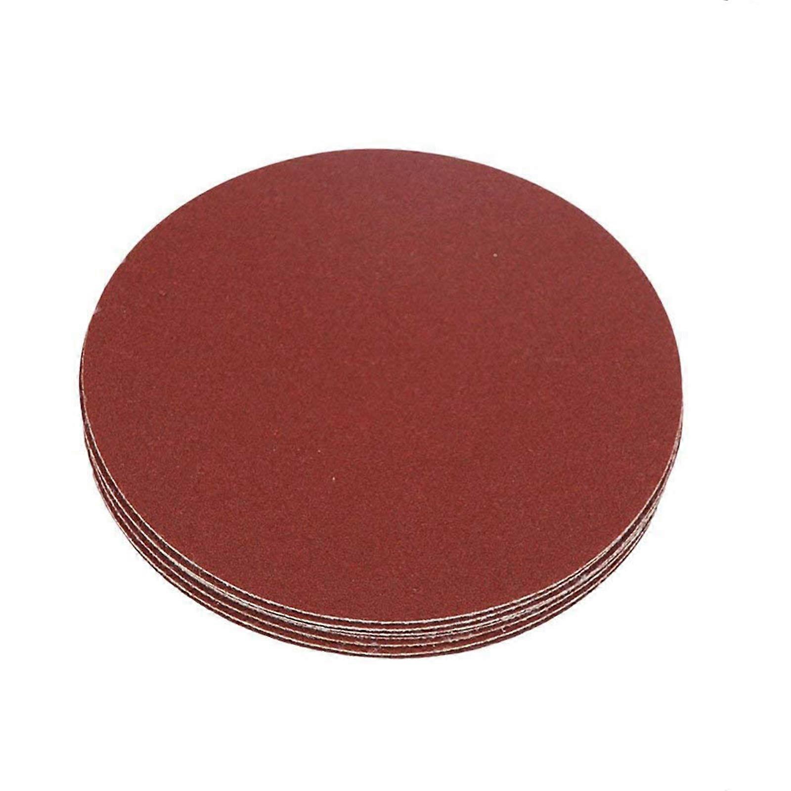 5 Inch Sanding Discs No-Hole Hook-and-Loop Grit 40 Aluminum Oxide for Random Orbital Sander Pads
