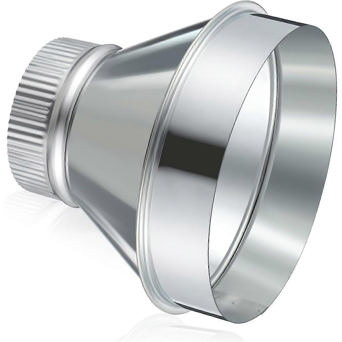 7 In to 4 In Duct Reducer Increaser Galvanized Steel Air Duct Adapter